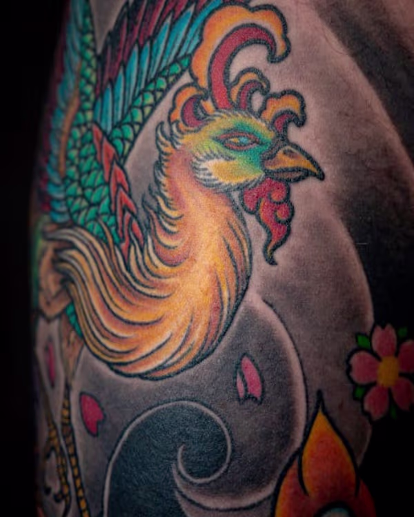 Rose & Dagger tattoo by Rosa Vega