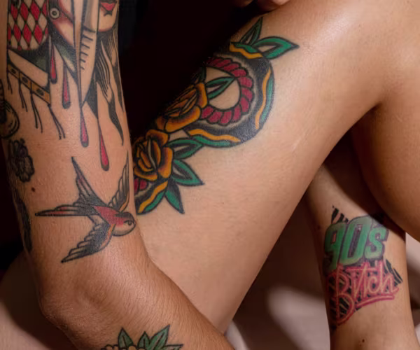 Skull & Serpent tattoo by Rosa Vega